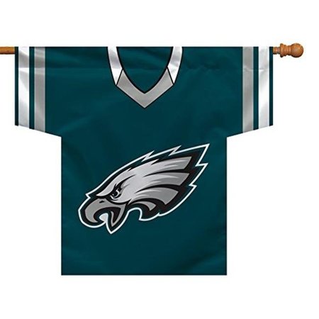 Fremont Die 92717B NFL Philadelphia Eagles Jersey Banner 2-Sided - 34 x 30 in -  FREMONT DIE CONSUMER PRODUCTS INC